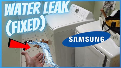 samsung washer leaking underneath|5 Reasons Why Samsung Washer is Leaking from the。